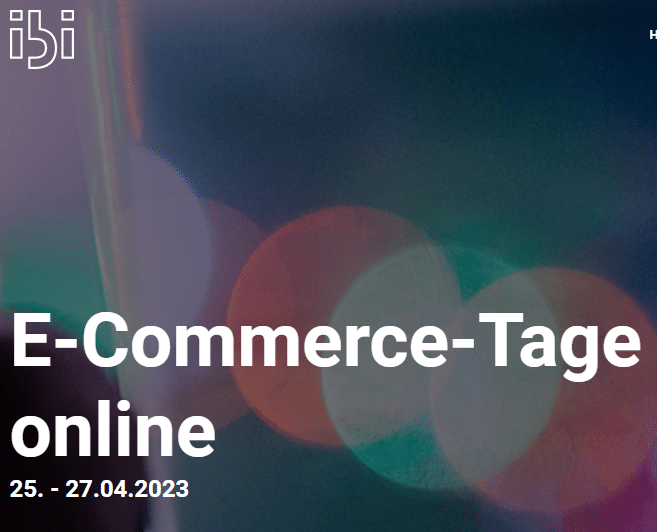 E-Commerce-Tage online